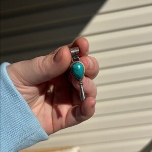 Turquoise Squash Pendant